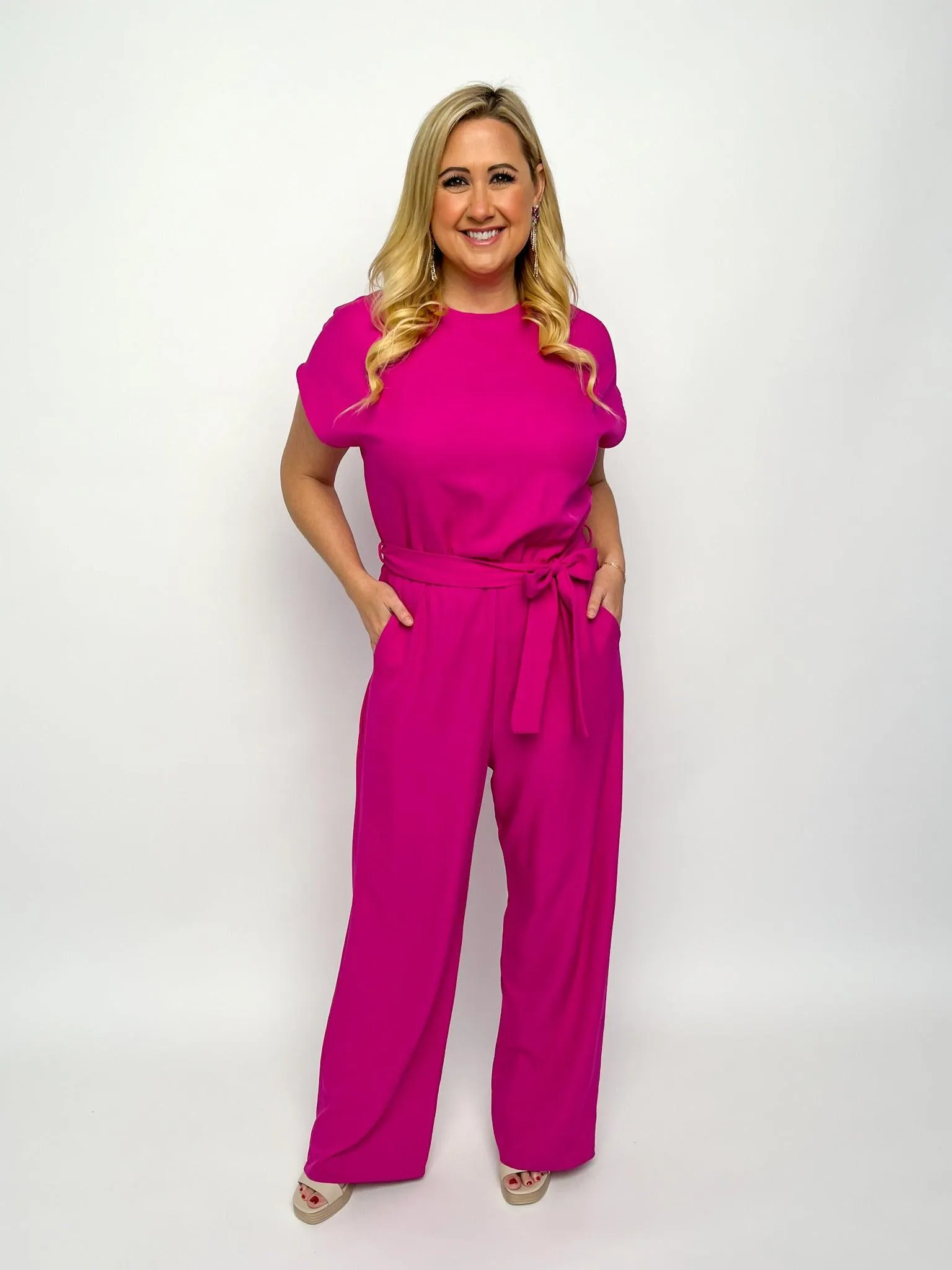 Magenta Jumpsuit