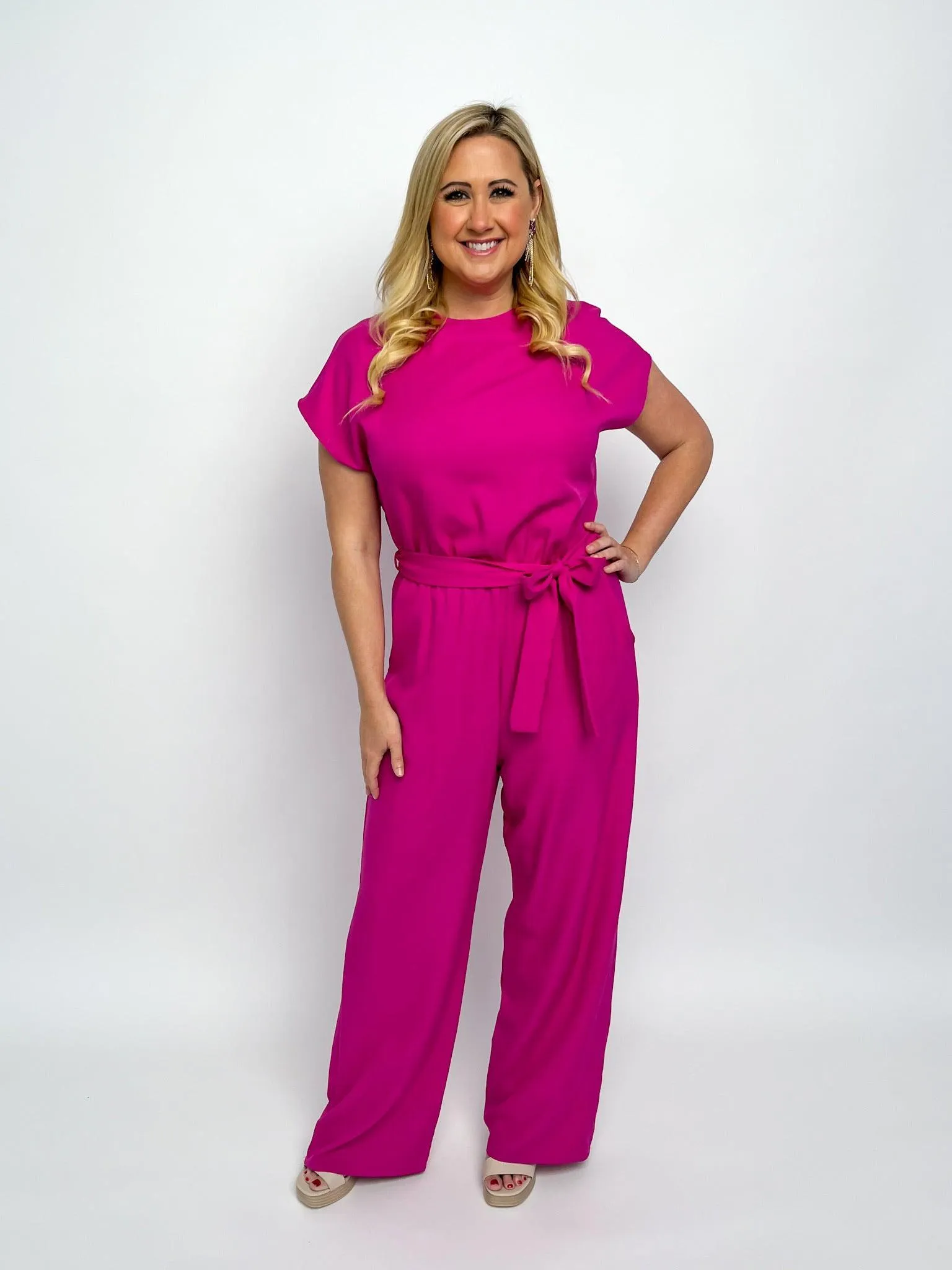 Magenta Jumpsuit