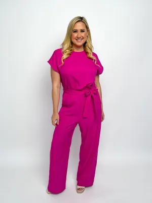 Magenta Jumpsuit