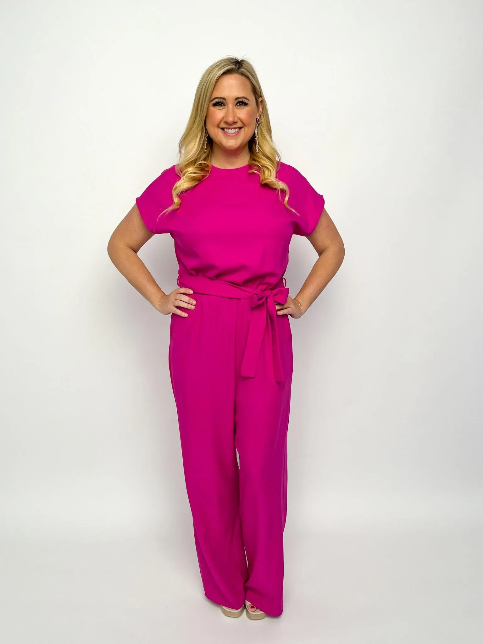 Magenta Jumpsuit