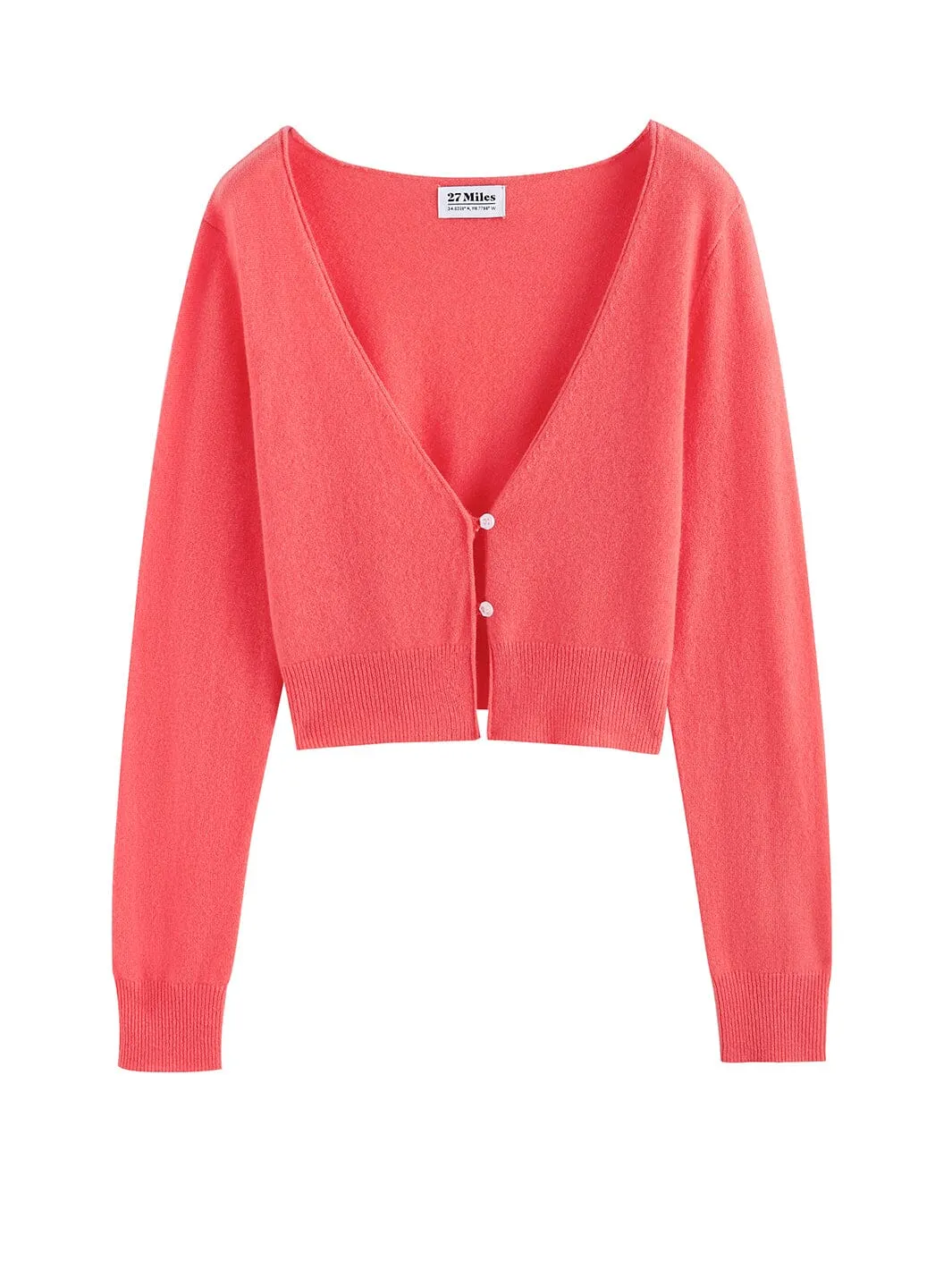 Maiden Mini Cardigan - Coral