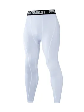 Men's Base Layer Compression Tights Leggings Breathable Quick-Dry For Running Sports Fitness Jogging Training