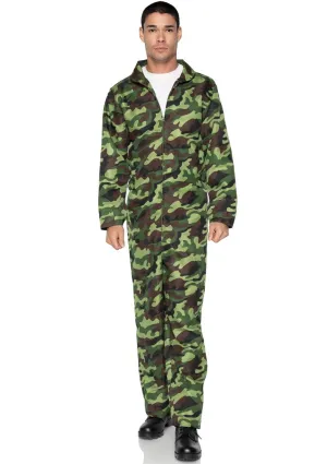 Men's Camo Jumpsuit