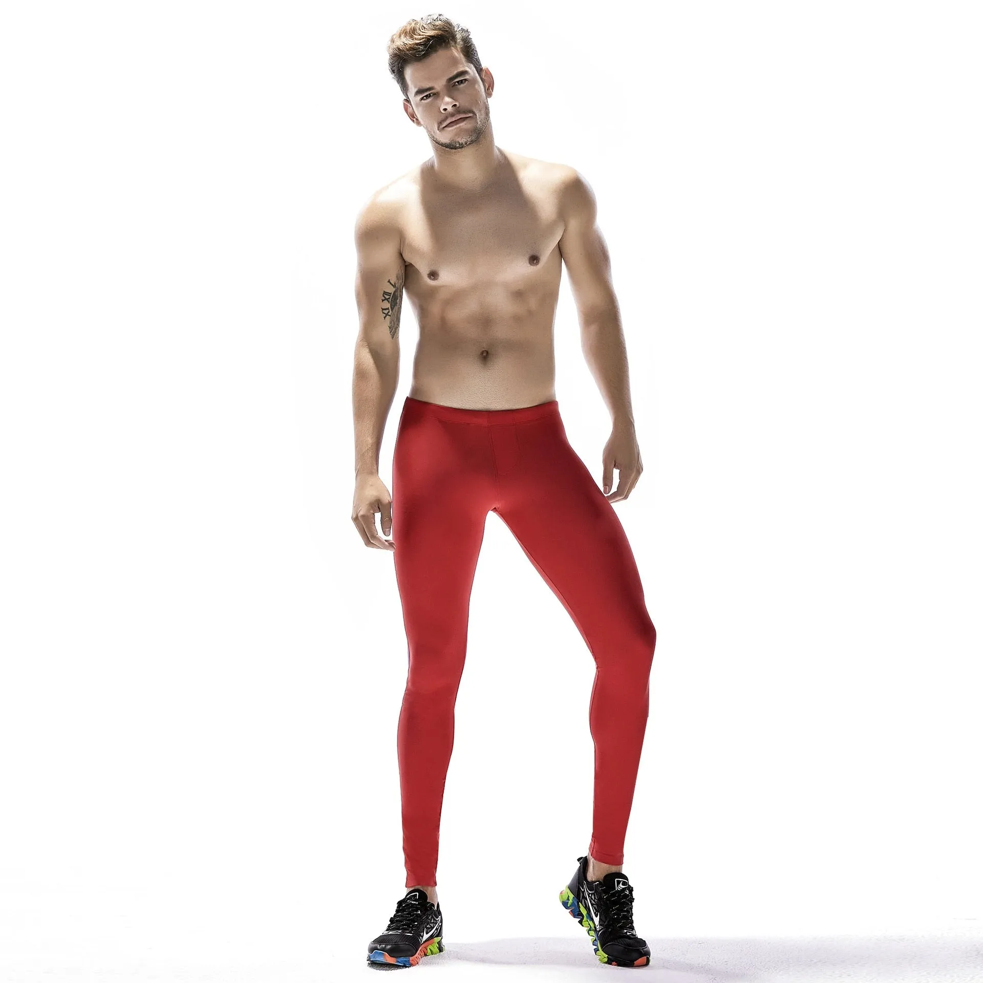 Men's Swim Compression Leggings Dive Skins Surf Tights Water Pants Quick Dry Base Layer Running Cycling UPF 50 