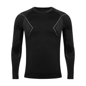 Men's Thermoactive Sweatshirt Alpinus Active Base Layer Black-Grey Gt43189 M