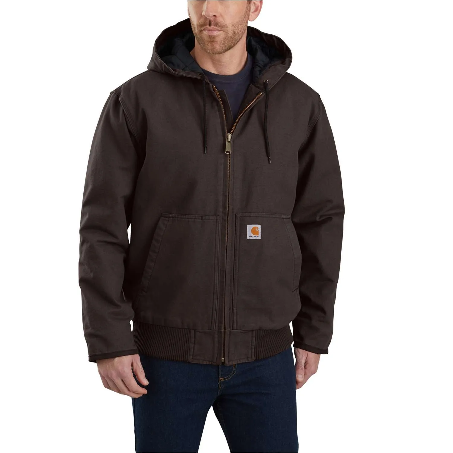 Men's Washed Duck Insulated Work Jacket 104050