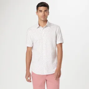 Miles Flamingo OoohCotton Short Sleeve Shirt- Chalk