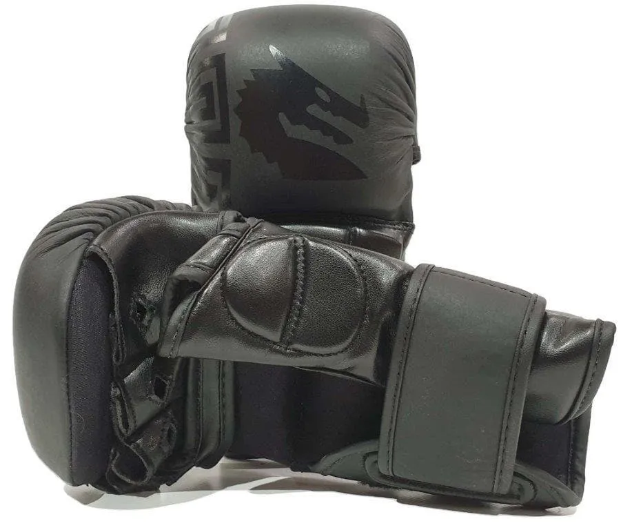 MORGAN B2 BOMBER LEATHER SHOOTO MMA SPARRING GLOVES