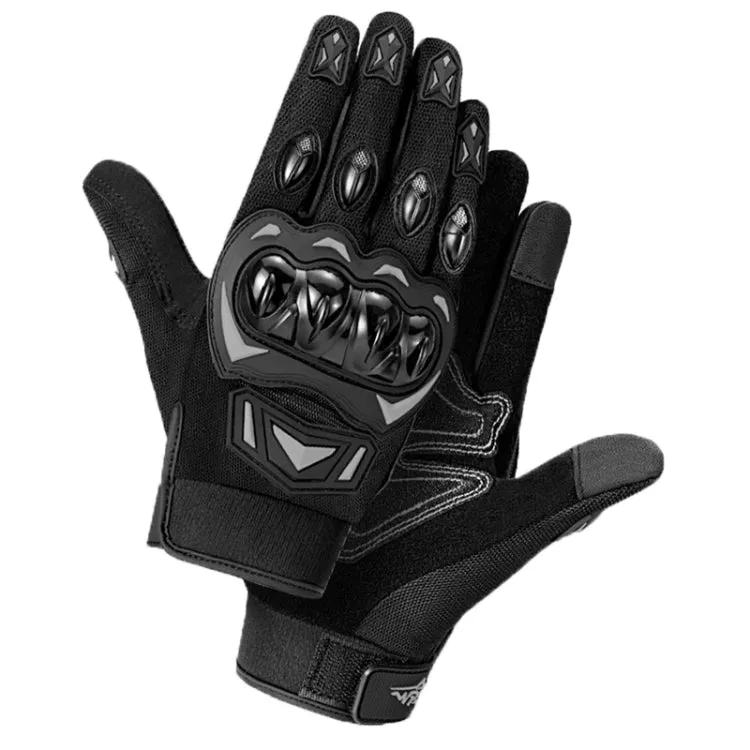 Motorcycle Outdoor Riding Non-slip Touch Screen Sun Protection Gloves, Size: XXL(Black)