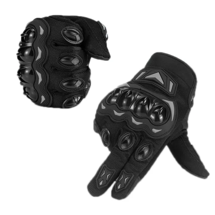 Motorcycle Outdoor Riding Non-slip Touch Screen Sun Protection Gloves, Size: XXL(Black)