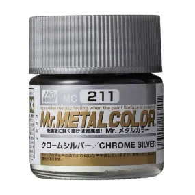 Mr. Hobby MC211 Mr. Metal Color Chrome Silver Paint 10ml