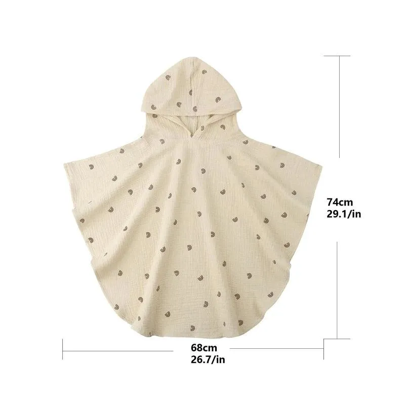 Muslin Cotton Hooded Bath Towel