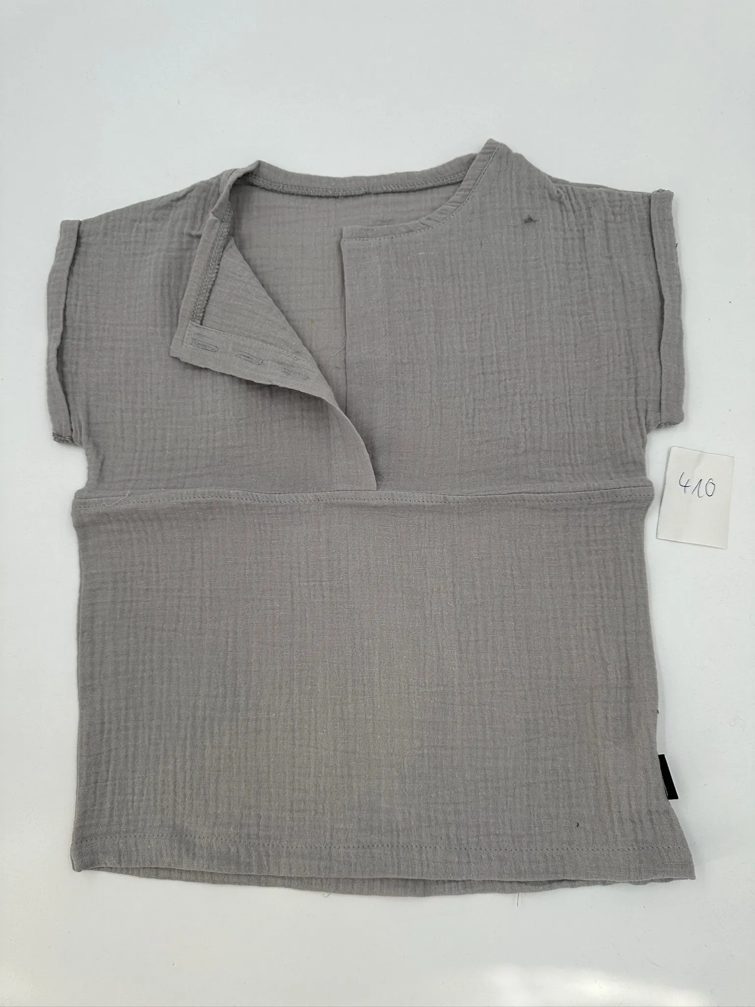 Musselin T-Shirt - Grau (410)