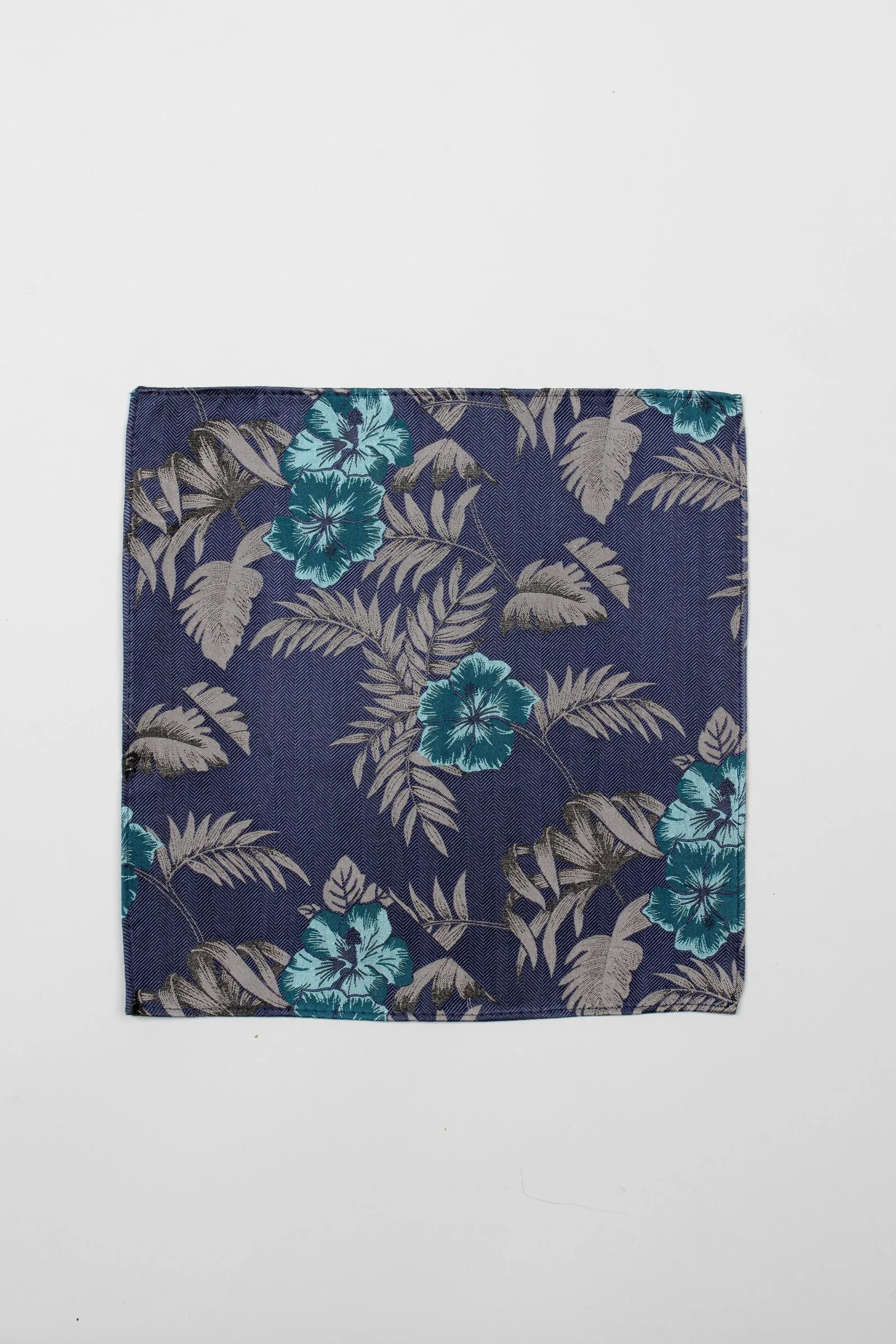 Navy/Teal Stylish Floral Hank