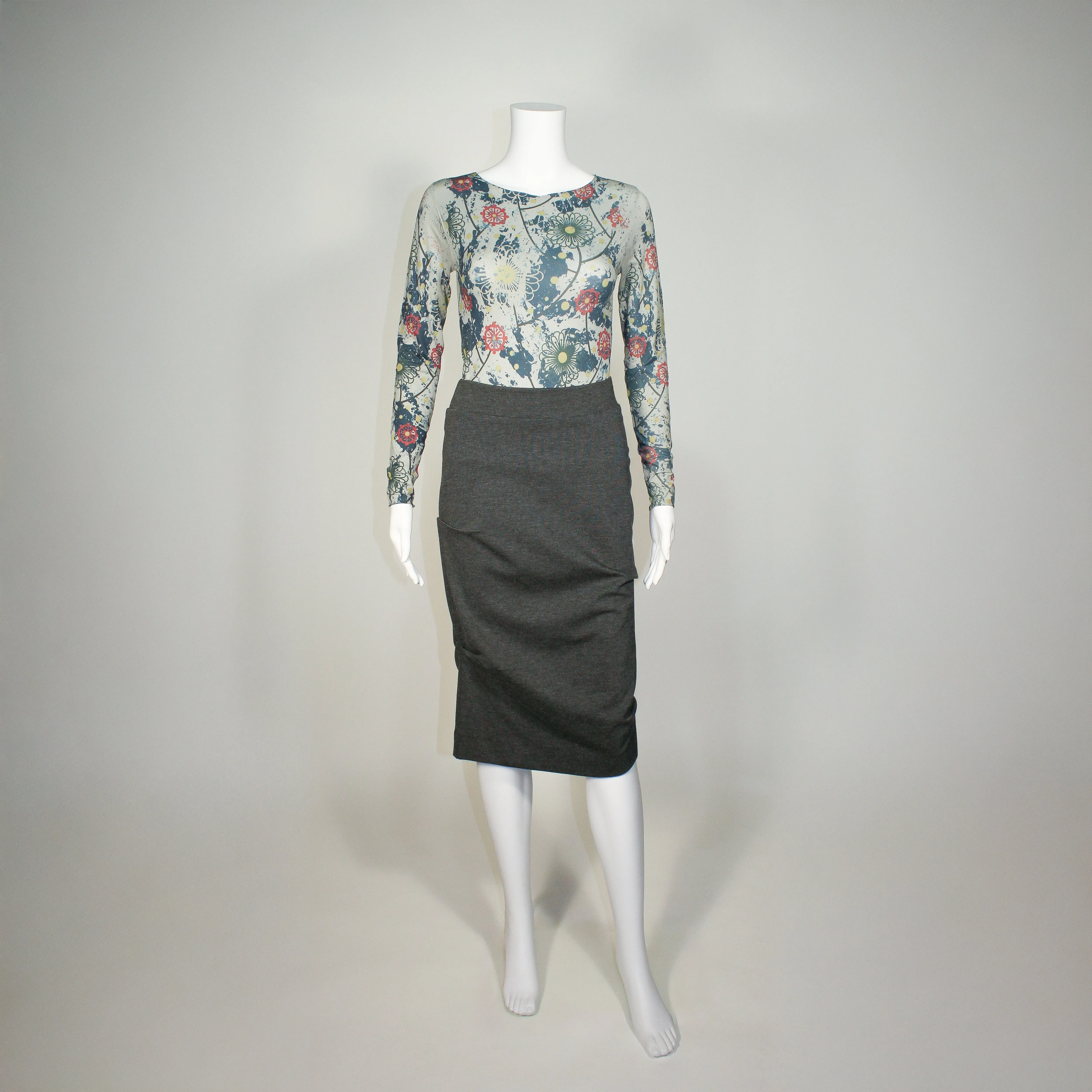 NEW! Equinox Skirt in Charcoal by Porto