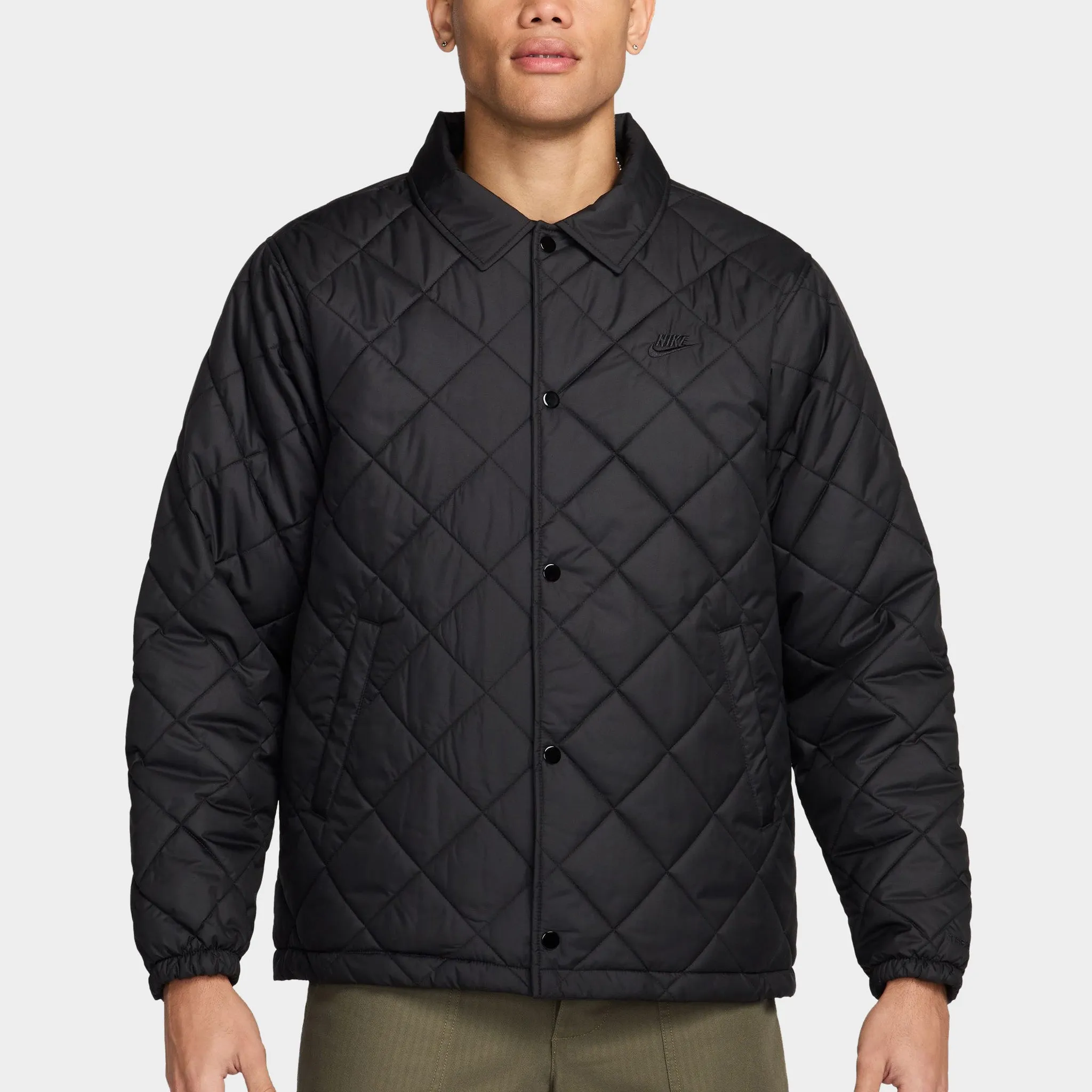 Nike Sportswear Club Lightweight Quilted Therma-FIT Jacket / Black