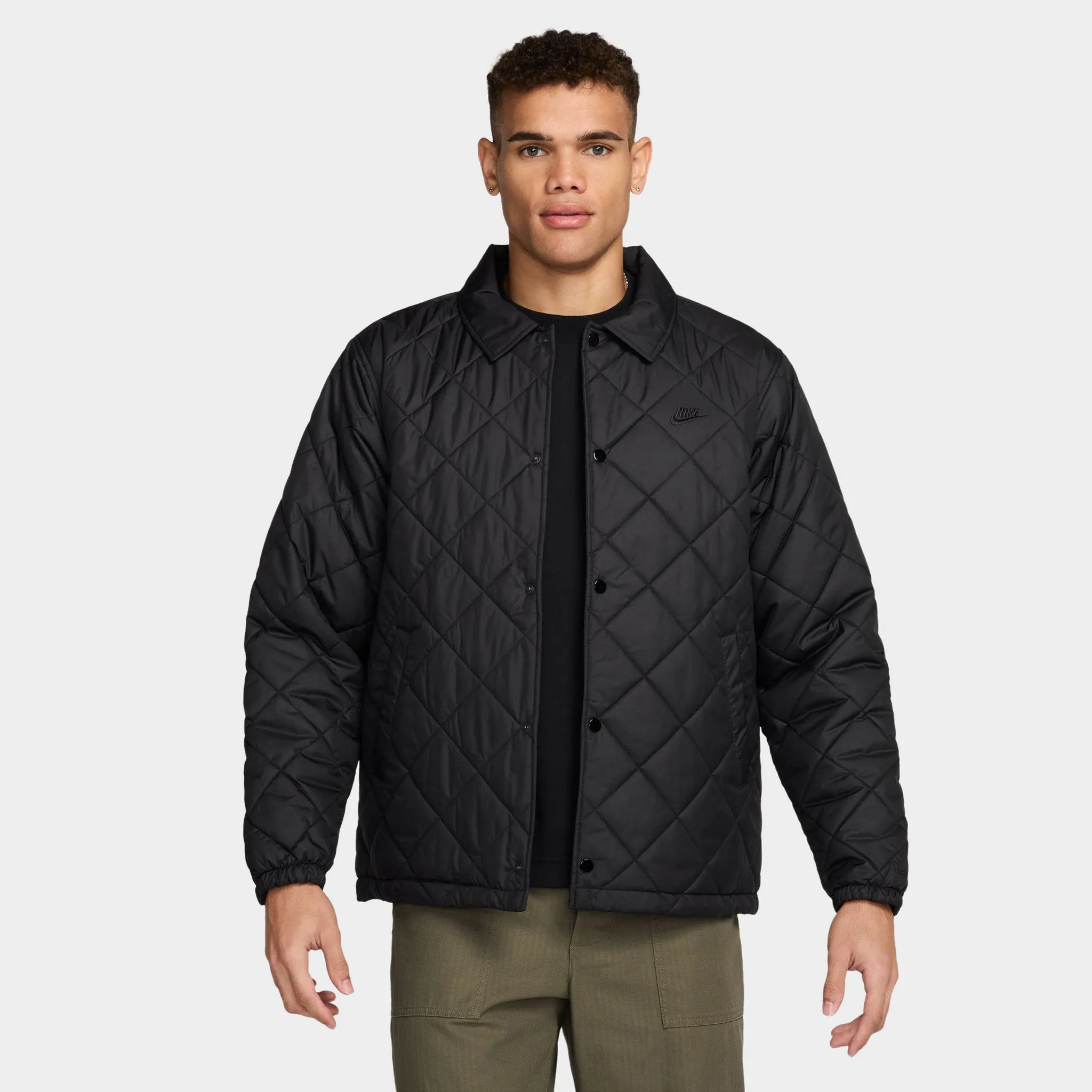 Nike Sportswear Club Lightweight Quilted Therma-FIT Jacket / Black