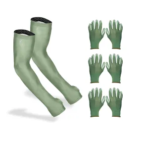 Nitrile Glove   Sleeve Pack - Forest Green