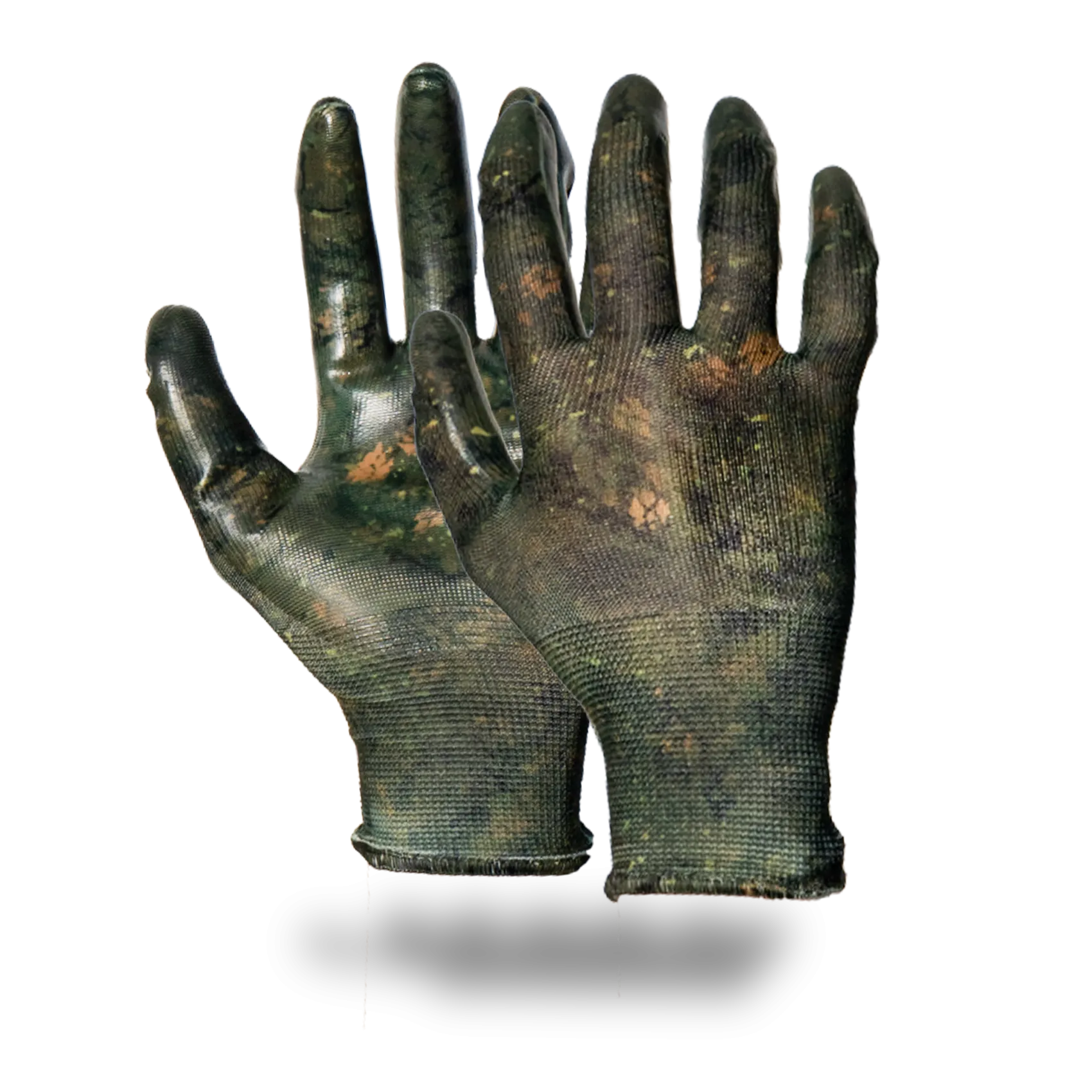 Nitrile Glove   Sleeve Pack - Green Brush Camo