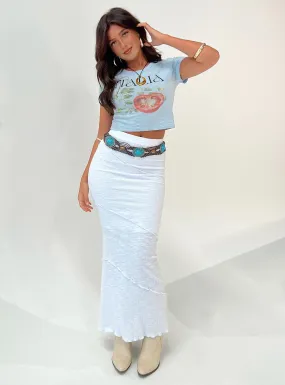 Oscar Maxi Skirt White Petite