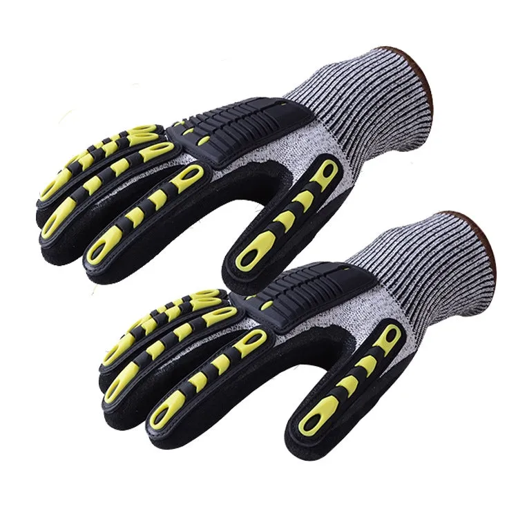 Outdoor Cycling TPR Cut-proof Wear-Resistant Gloves, Size: L(1008)