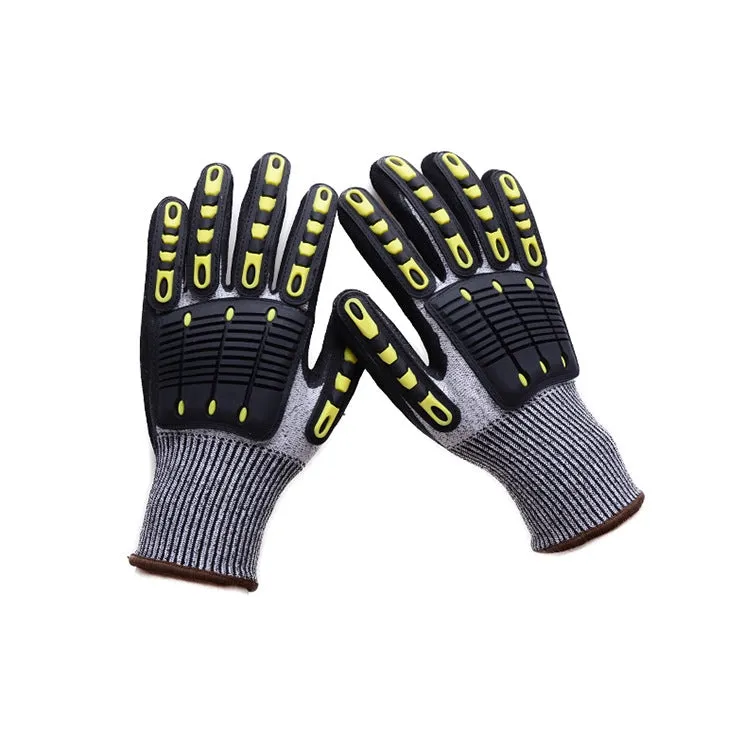 Outdoor Cycling TPR Cut-proof Wear-Resistant Gloves, Size: L(1008)