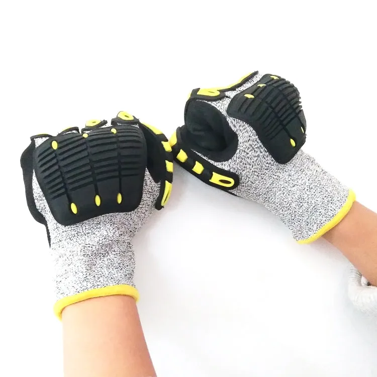 Outdoor Cycling TPR Cut-proof Wear-Resistant Gloves, Size: L(1008)