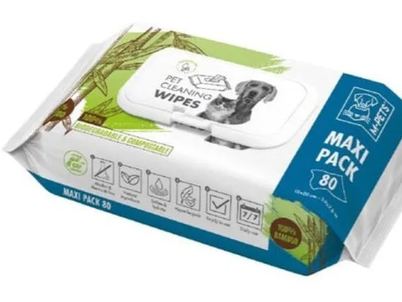 Pet Cleaning Wipes Avocado 20 X 15 CM - 80 Pcs