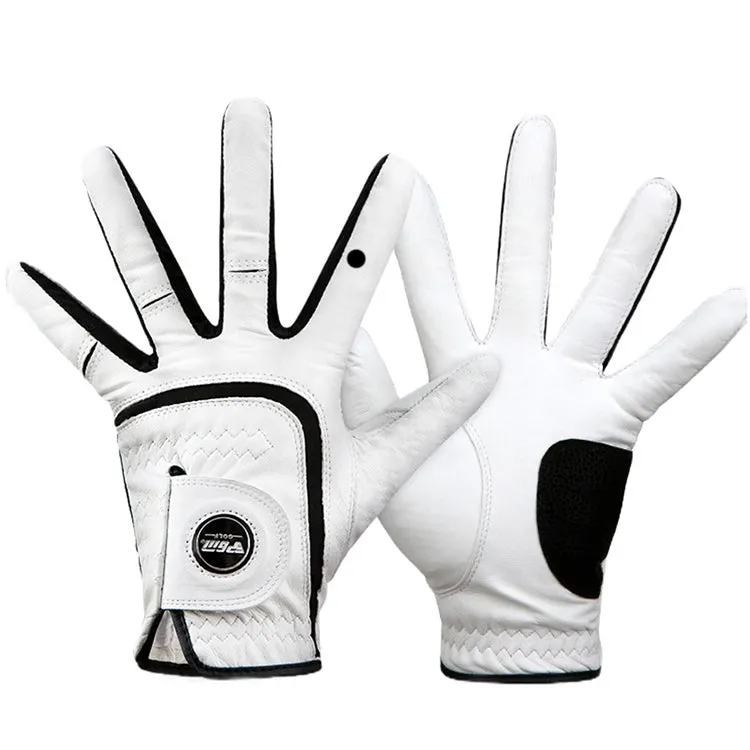 PGM Golf Sheepskin Breathable Non-slip Single Gloves for Men (Color:Left Hand Size:25)