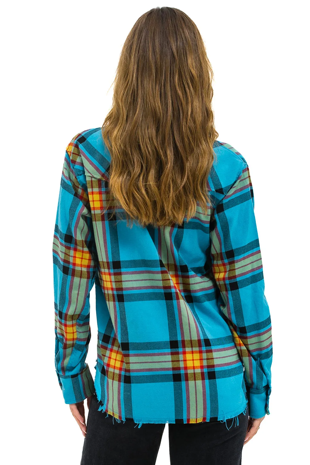 PLAID FLANNEL WESTERN SHIRT - JACKSON PLAID