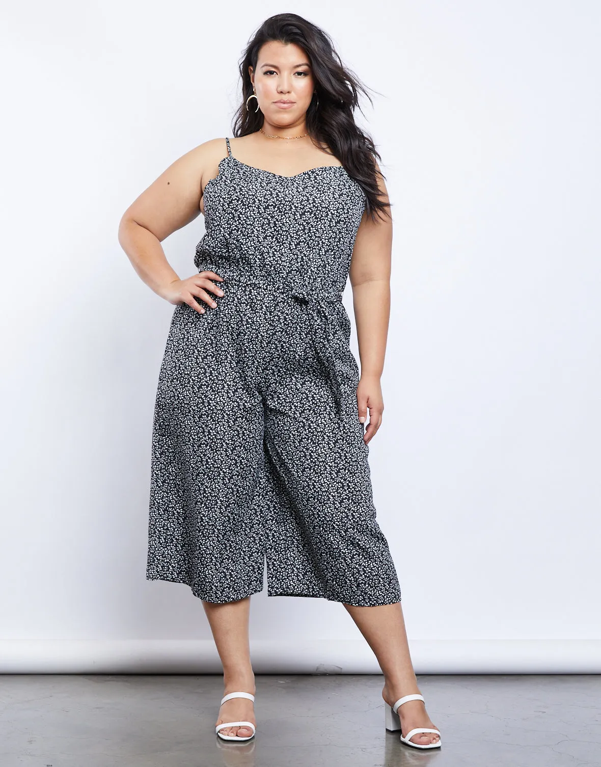 Plus Size Faye Floral Jumpsuit