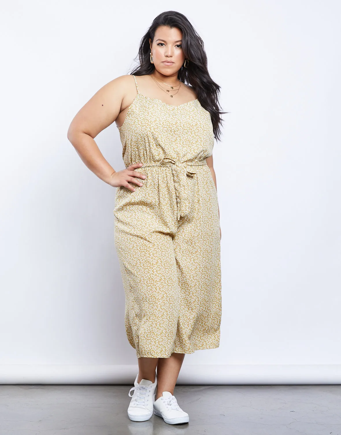 Plus Size Faye Floral Jumpsuit