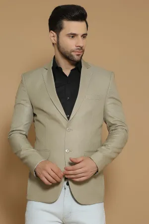 Poly Viscose Beige Blazer