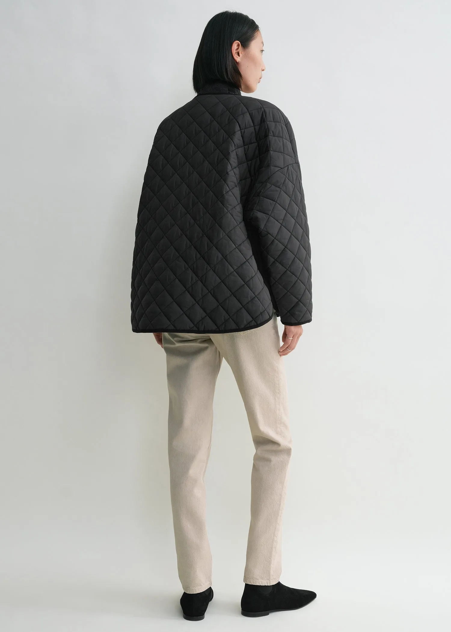 Quilted jacket black