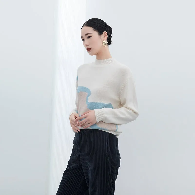 Raw White Oversize Sweater