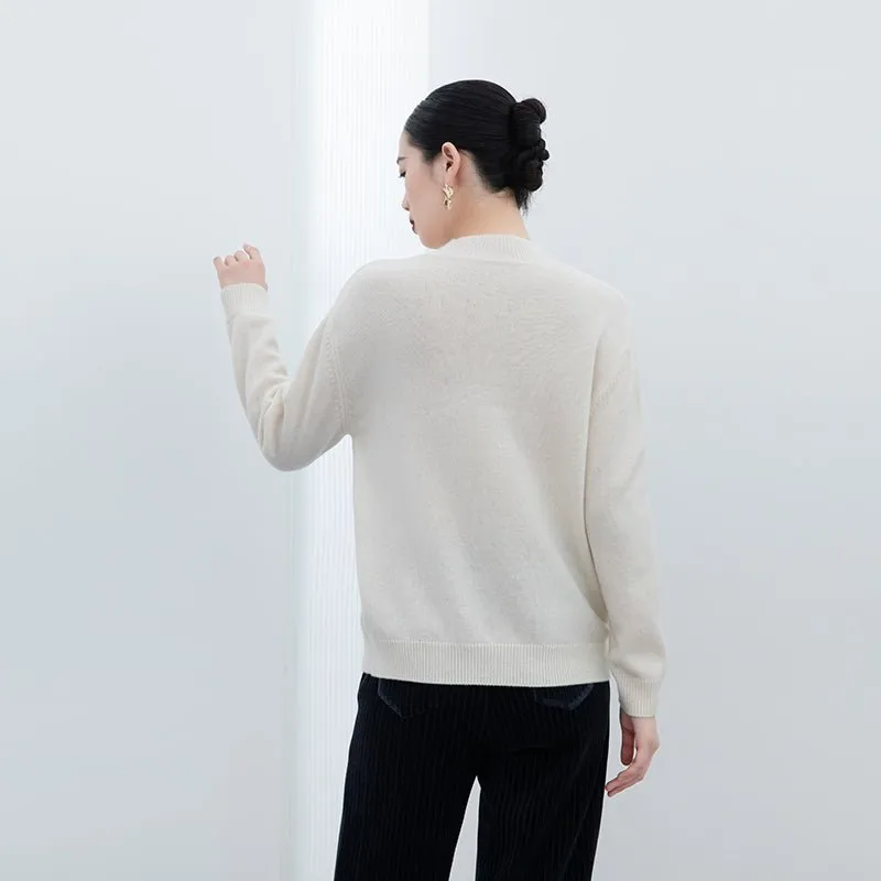 Raw White Oversize Sweater