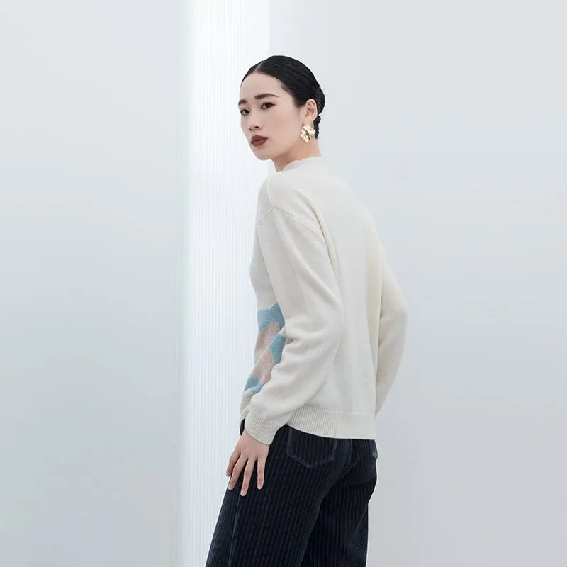 Raw White Oversize Sweater