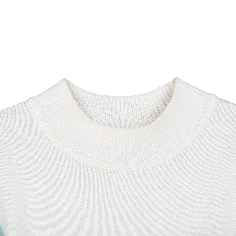 Raw White Oversize Sweater