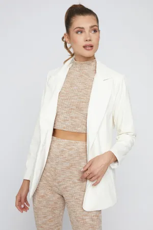 Raya Soft PU Blazer