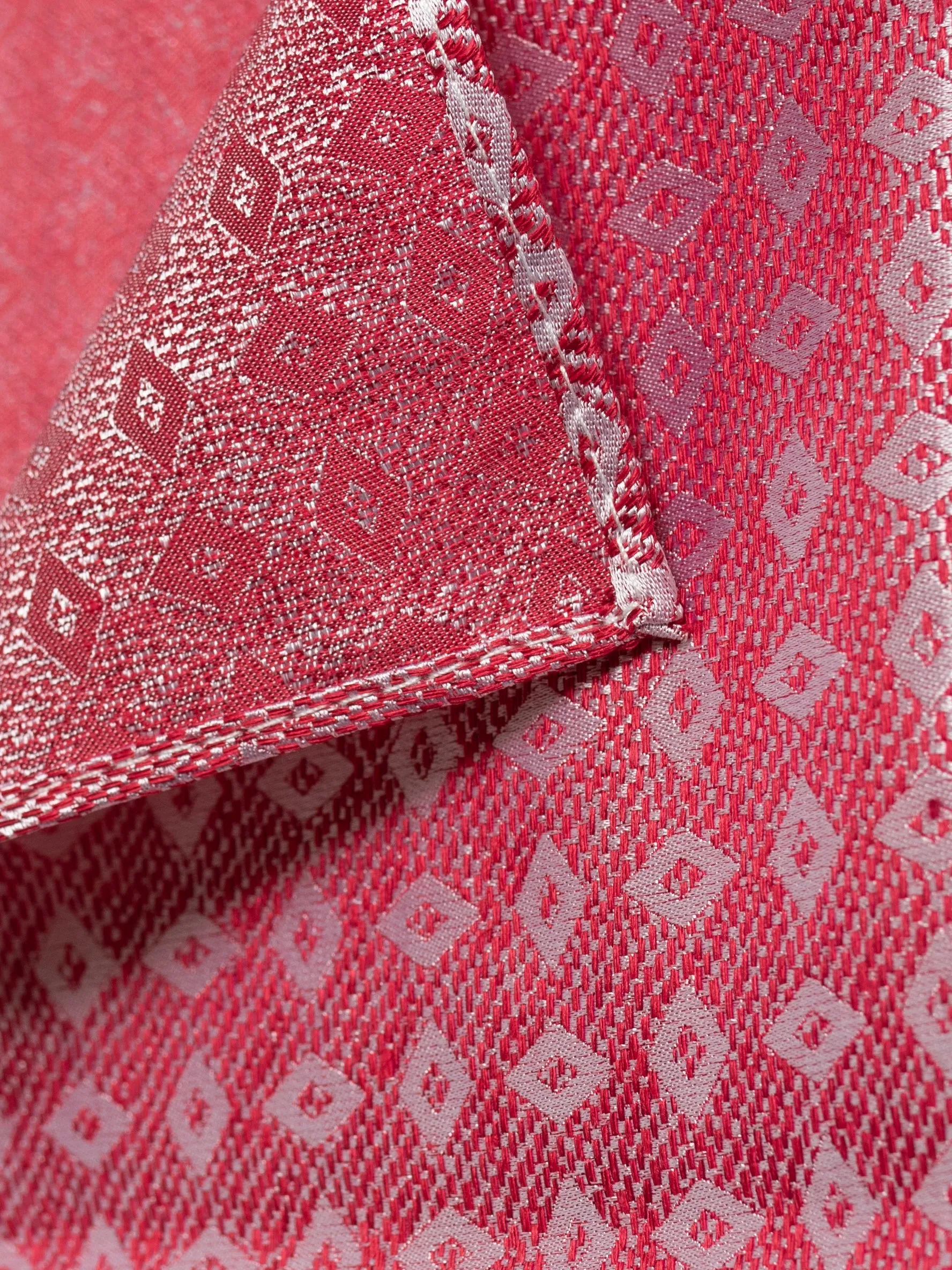 Red Diamond Pocket Square