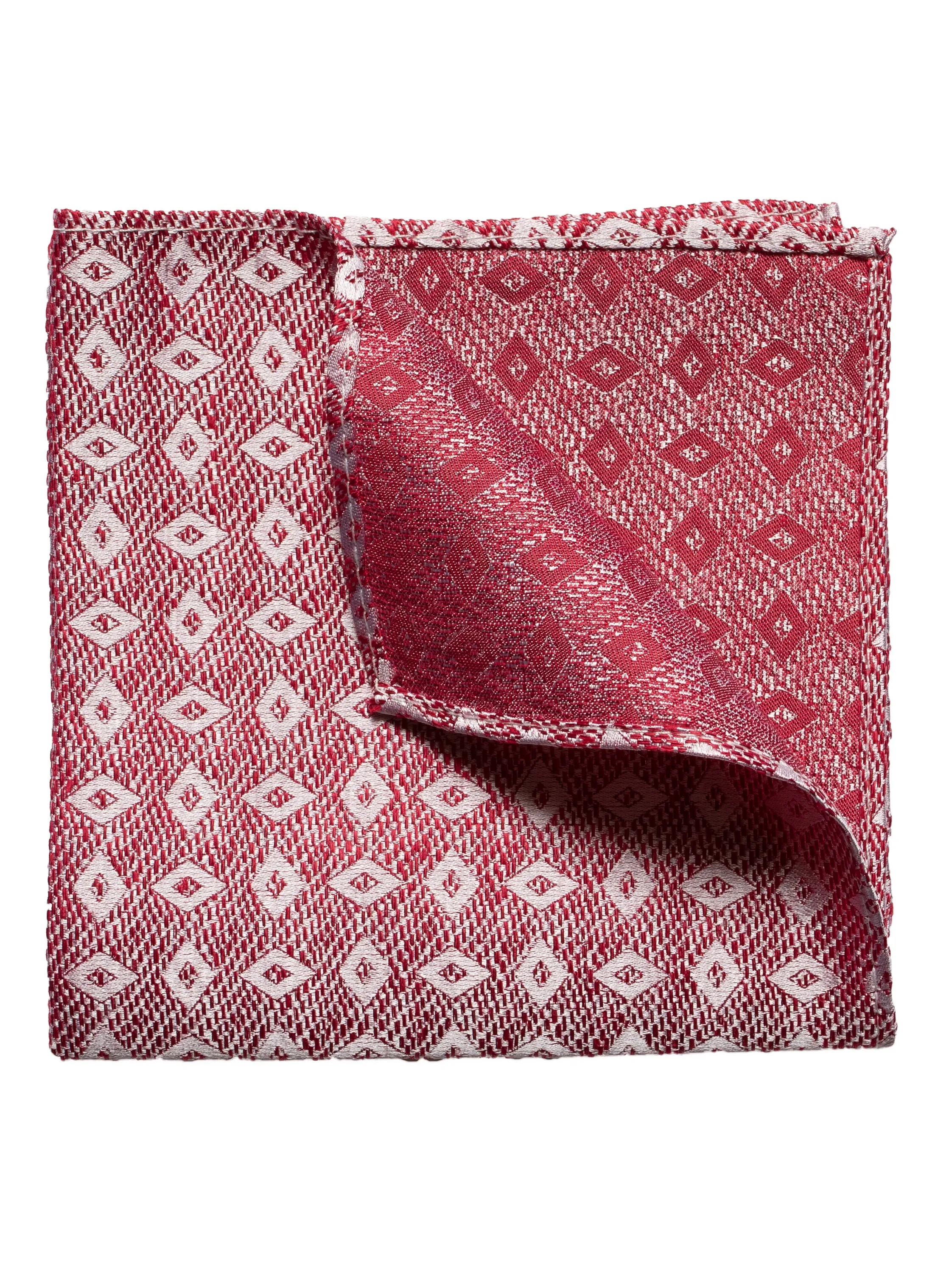 Red Diamond Pocket Square