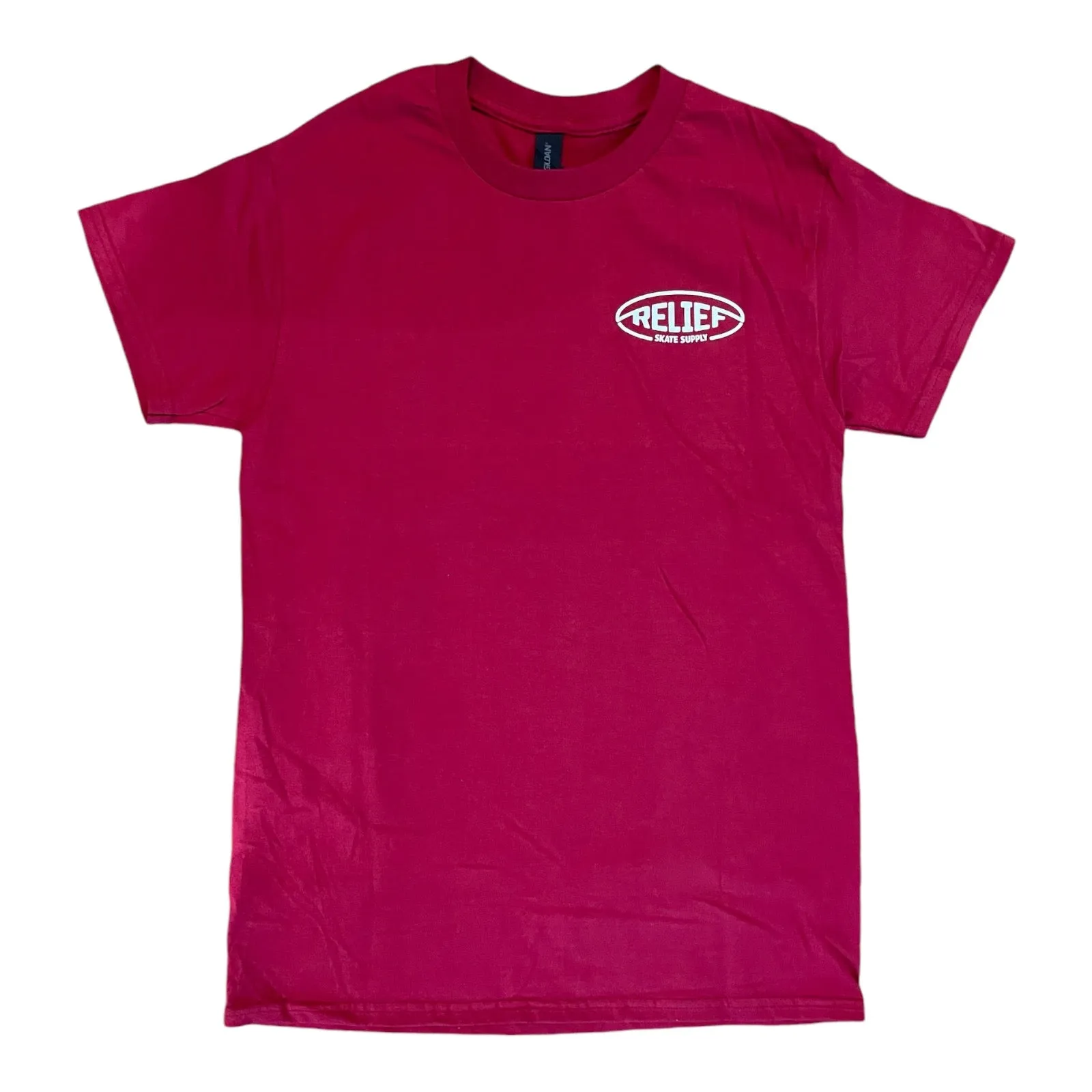 RELIEF ROLLING T SHIRT CARDINAL RED