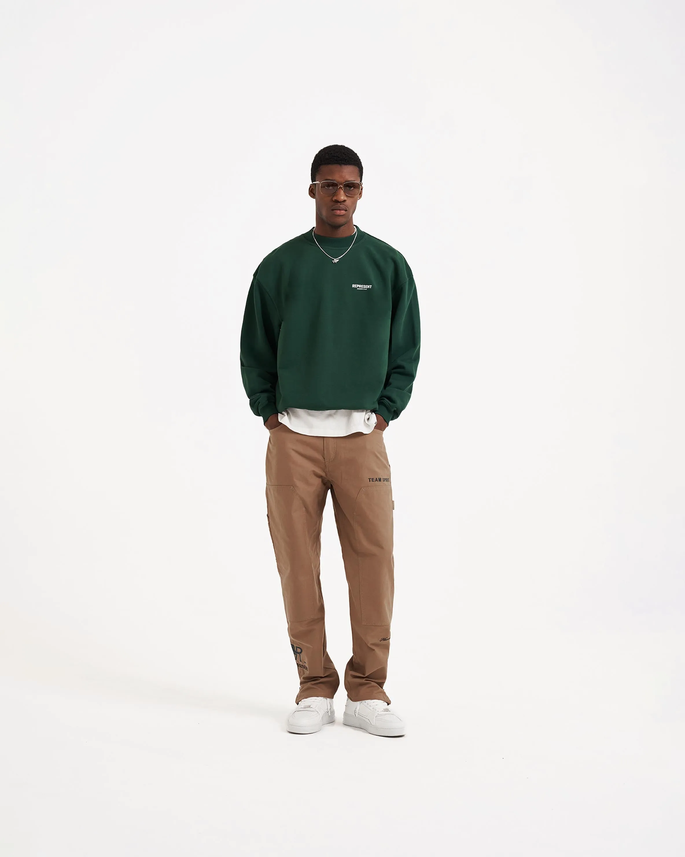 Represent Owners Club Sweater - Racing Green