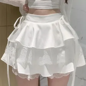 Ruffle Mini Skirt