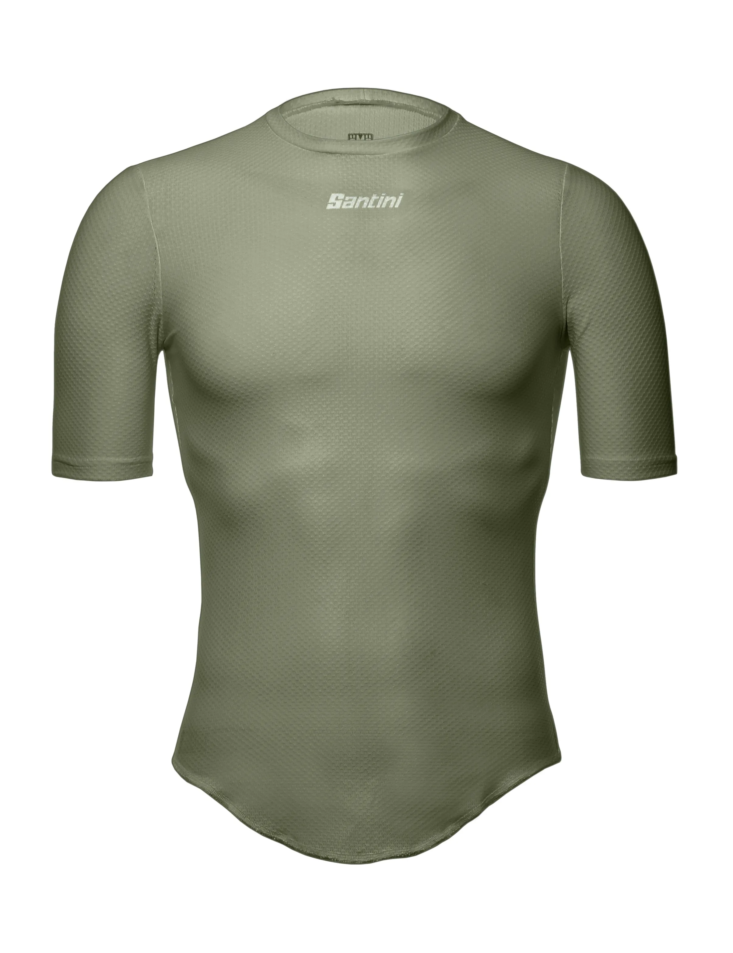 Santini Lieve Short Sleeve Mesh Baselayer Military Green