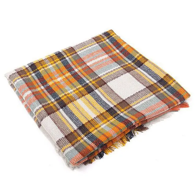 Scarf for Women  plaid bufandas mujer 2016 black warm scarf women winter scarves shawls stoles Blanket Scarf Luxury Brand