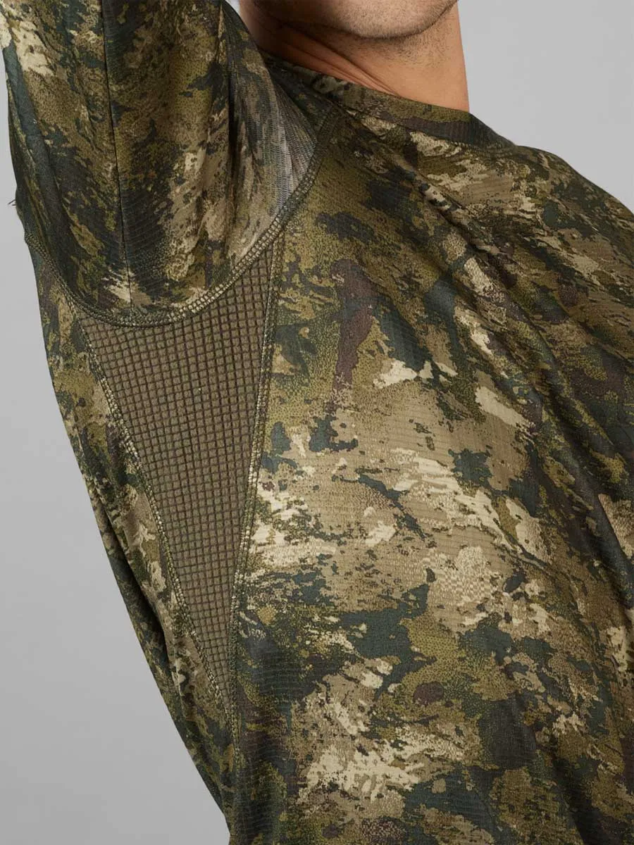 SEELAND Active Camo Long Sleeve T-Shirt - InVis Green