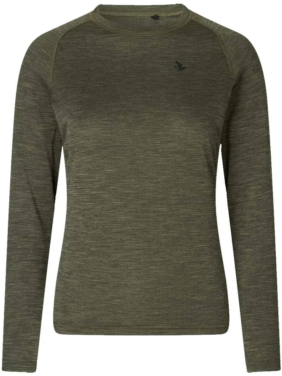 SEELAND Active Long Sleeve T-shirt - Ladies - Pine Green