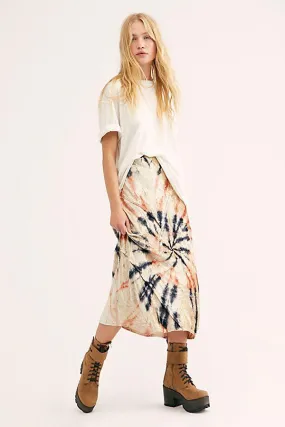 Serious Swagger Tie Dye Skirt by Free People - FINAL SALE