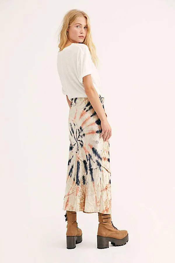 Serious Swagger Tie Dye Skirt by Free People - FINAL SALE